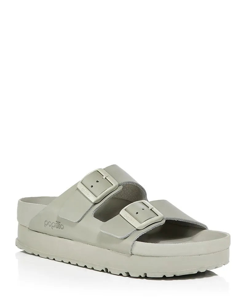 Birkenstock Arizona Pap Flex Platform Natural Leather Exquisite Sandals Narrow sold by Zulily product image thumbnail 2