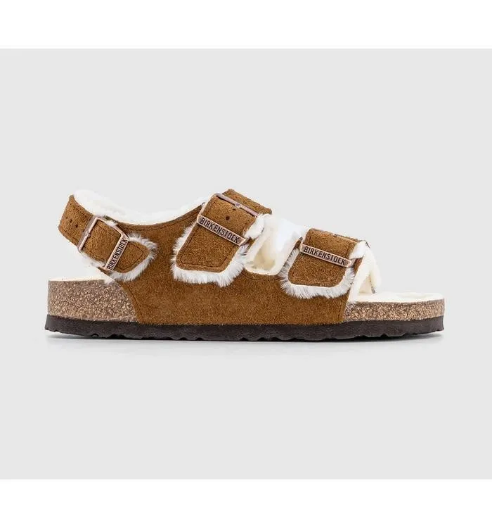 Birkenstock Milano Suede Shearling Suede Leather sold by Zulily product image thumbnail 2