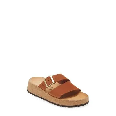 Birkenstock Arizona Pap Chunky Natural Leather Sandals Narrow sold by Zulily product image thumbnail 2