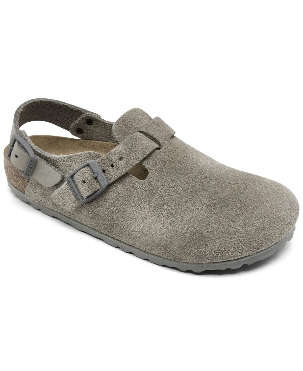 Birkenstock Tokio Birkibuc Clogs From Finish Line sold by Zulily