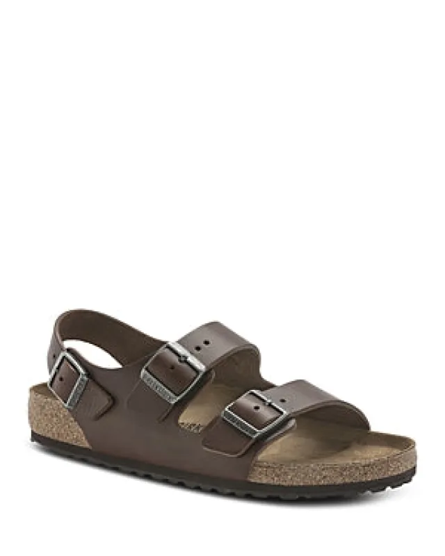 Birkenstock Milano Leather Vintage Sandals Regular made by Birkenstock