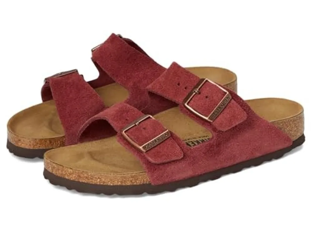 Birkenstock Boston Bs Suede Leather Sandals made by Birkenstock