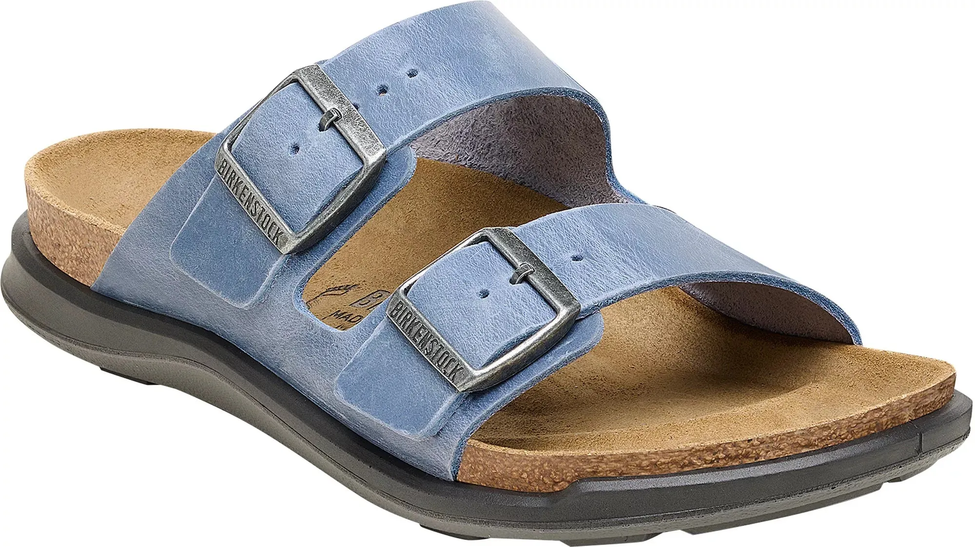 Birkenstock Arizona Ct W Waxy Leather Slides Sandals sold by Zulily