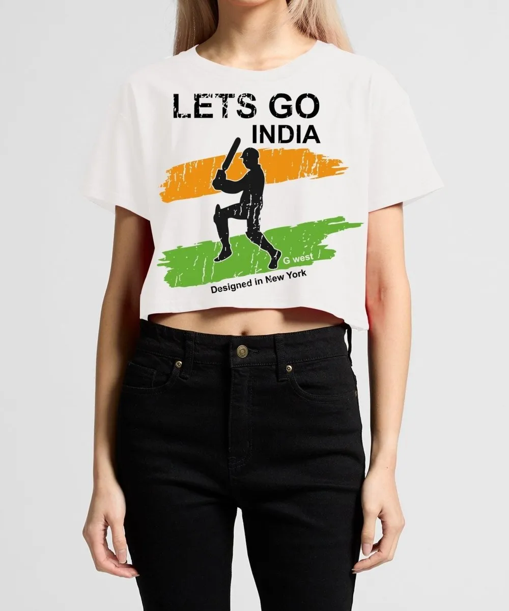 G West Women Cricket Lets Go India T-Shirt sold by Zulily