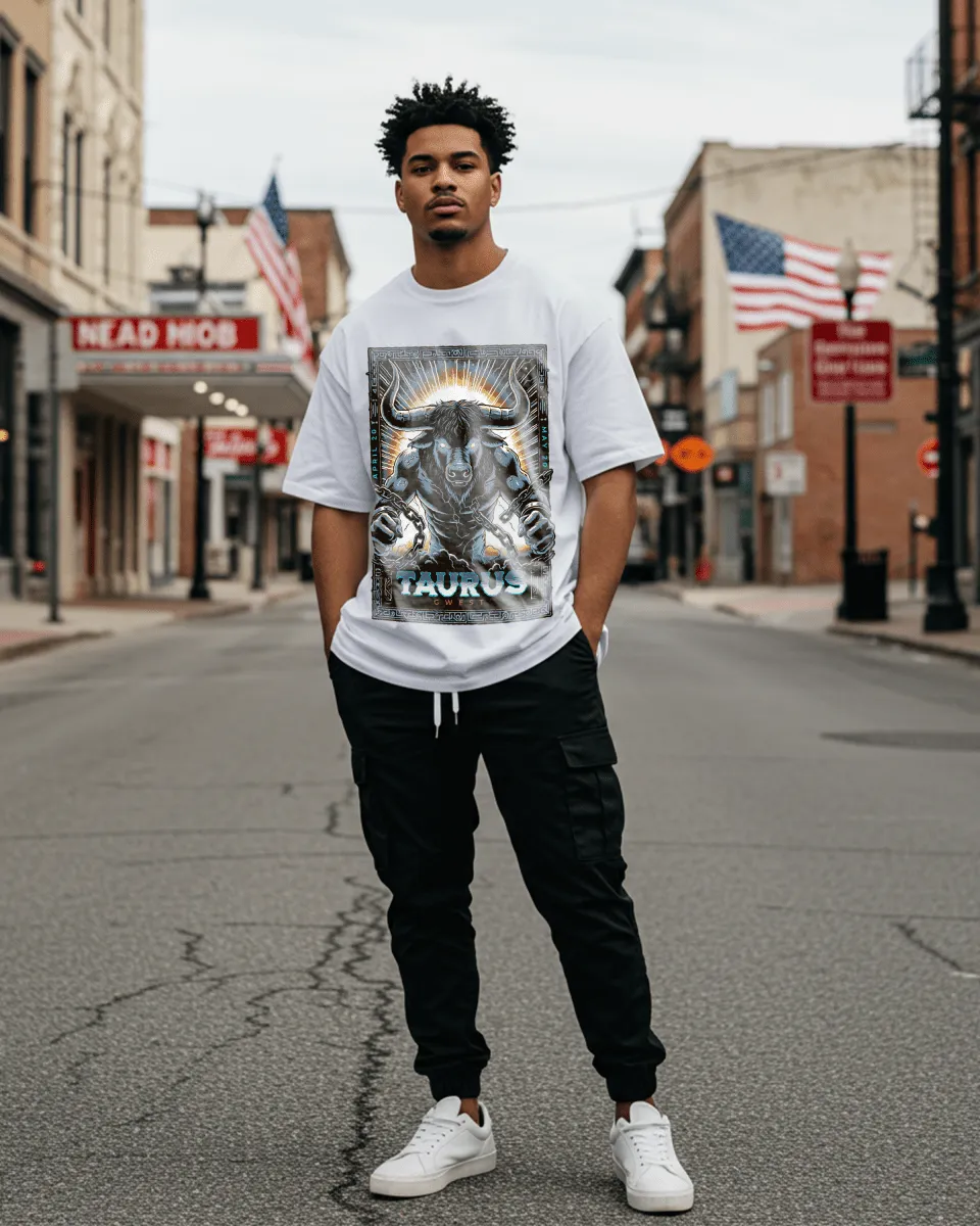 G West Taurus Oversized T-Shirt Mens sold by Zulily product image thumbnail 2