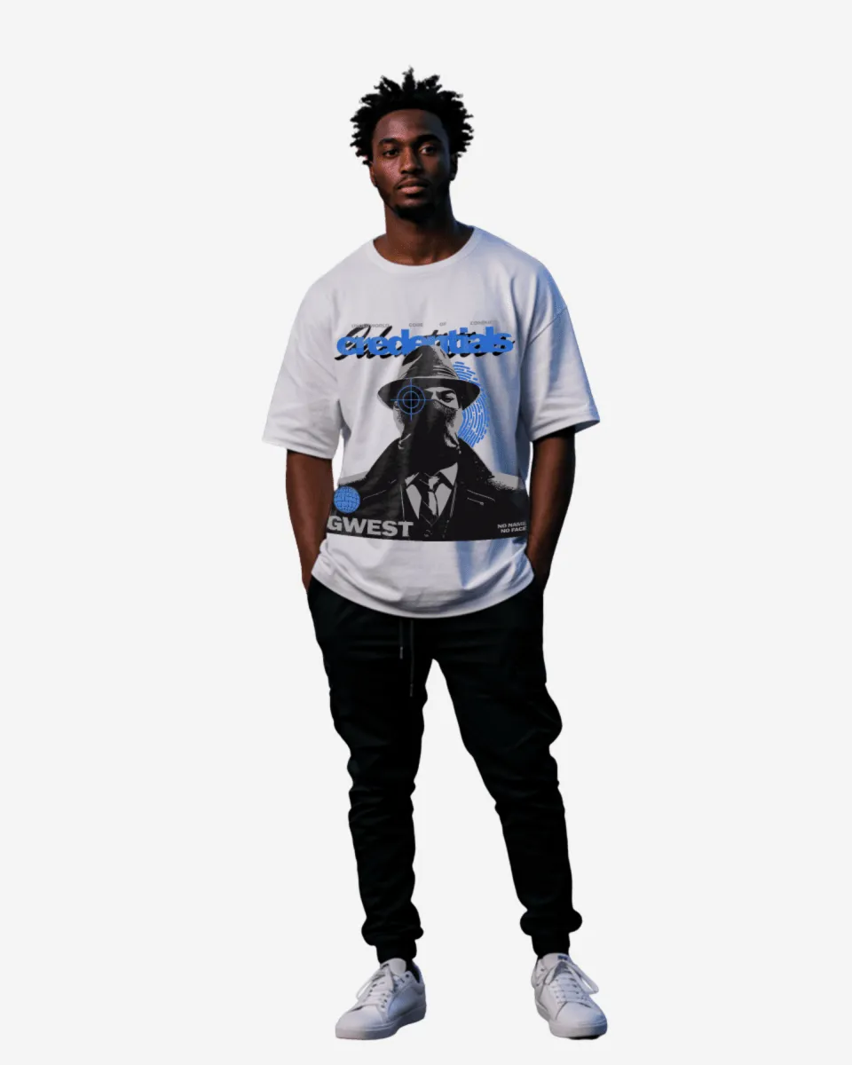 G West Credentials Oversized Men's T-Shirt sold by Zulily