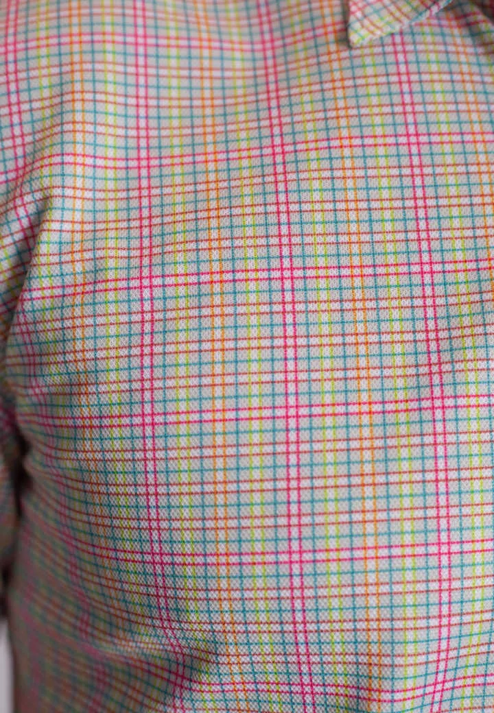 Spectrum Check Long Sleeve Tech Shirt sold by Zulily product image thumbnail 4