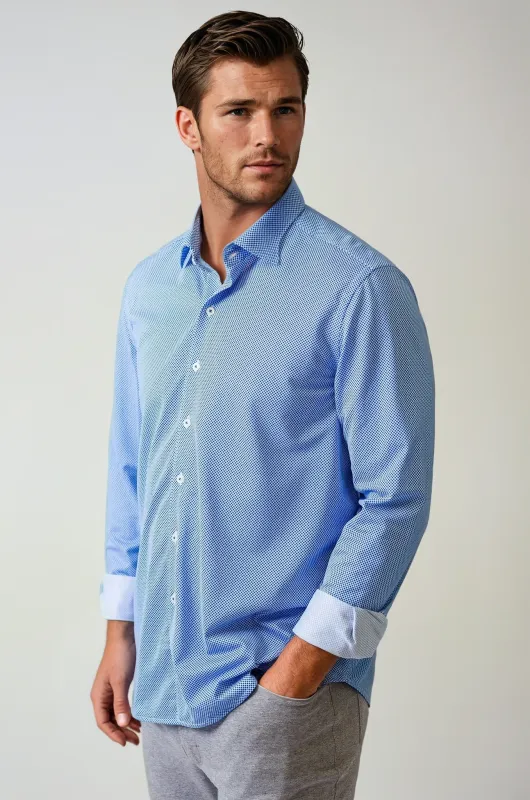 Studio Dot Long Sleeve Tech Shirt - Blue made by Zulily