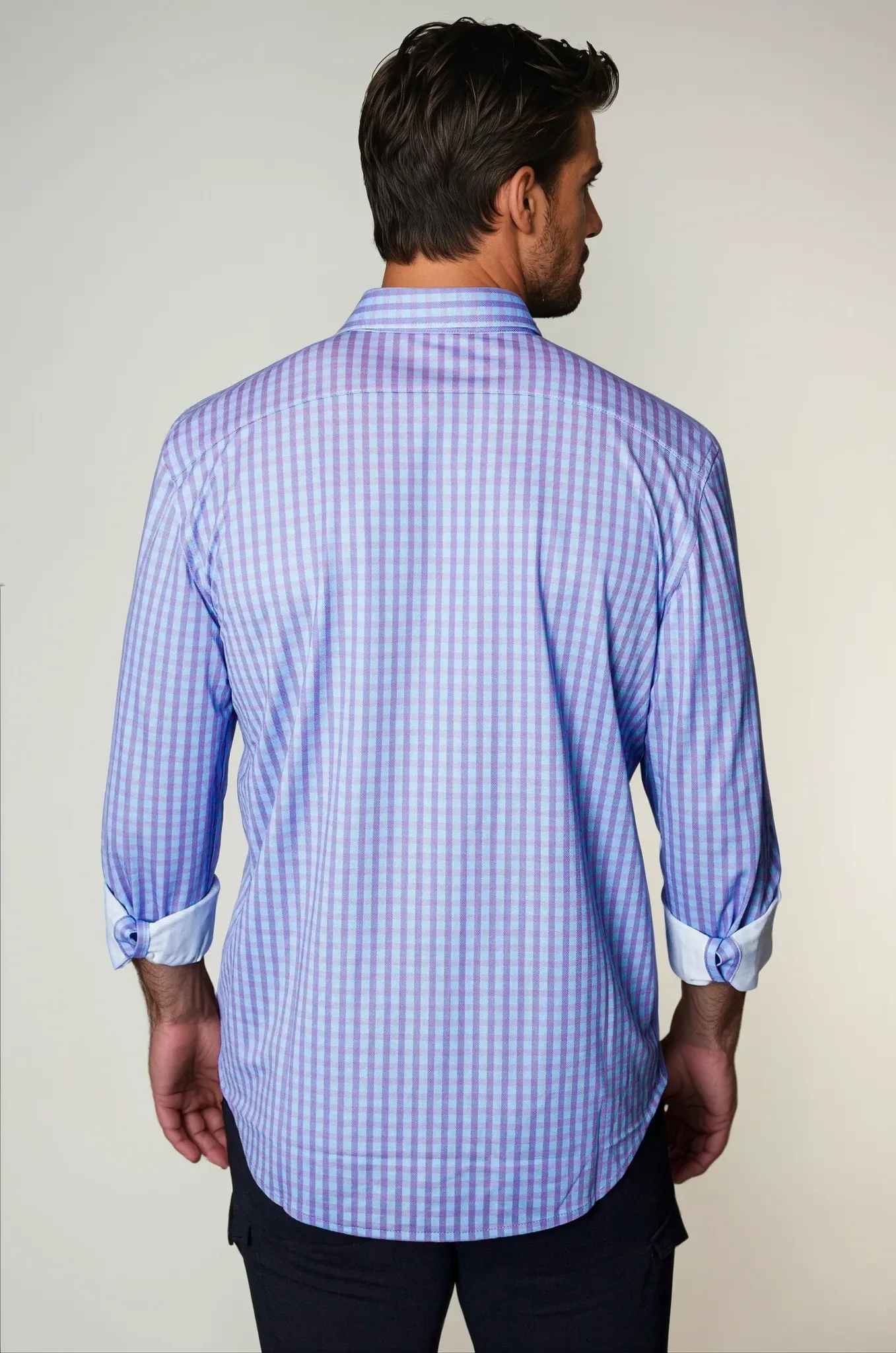 Avant Check Long Sleeve Tech Shirt sold by Zulily product image thumbnail 3