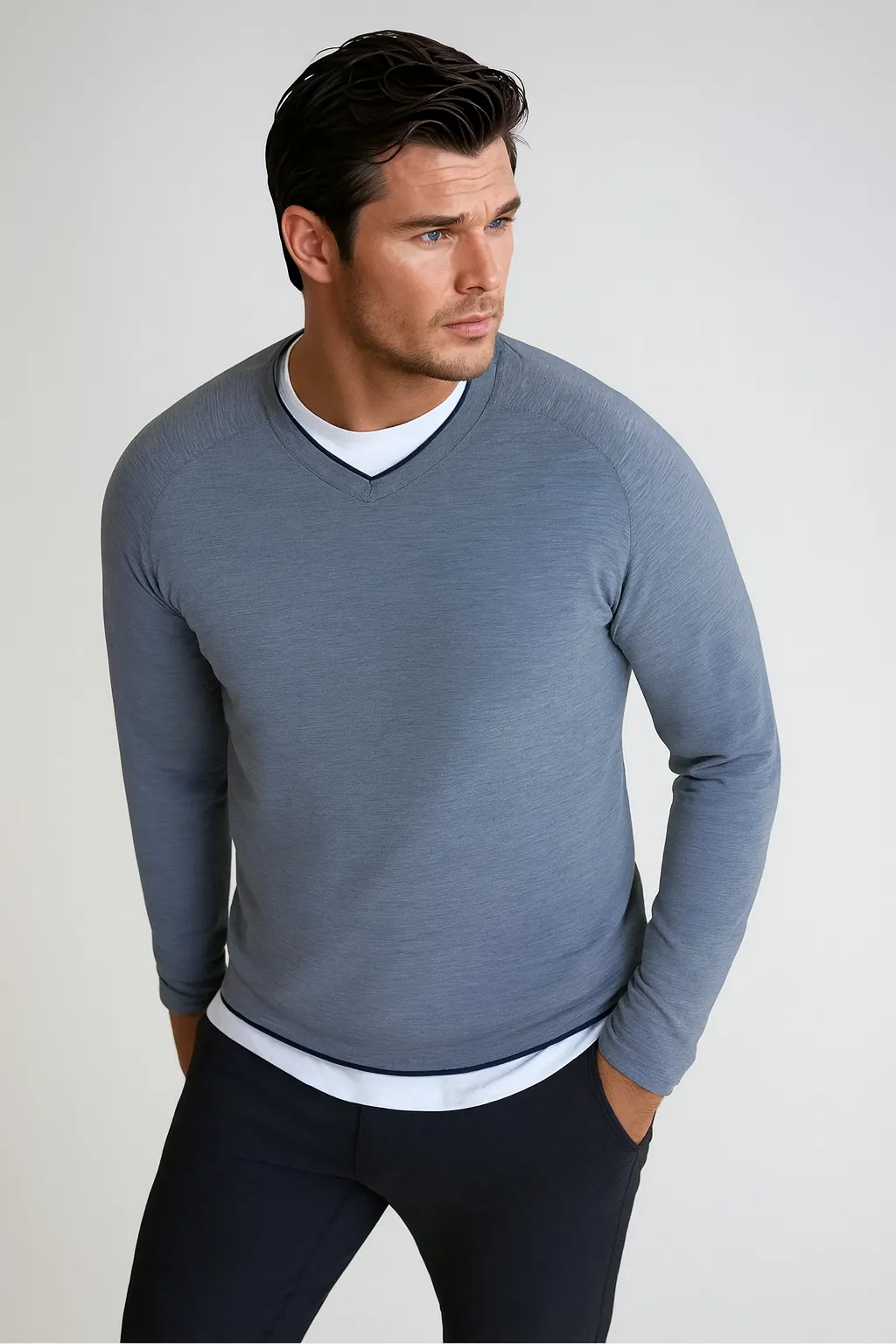 Seamless V-Neck Pullover Shirt sold by Zulily