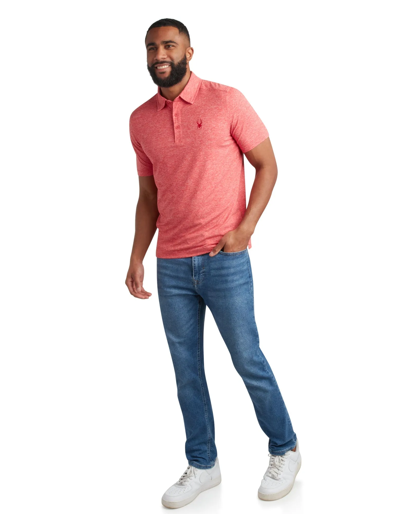 Men's Short Sleeve Jersey - Spyder Red sold by Zulily product image thumbnail 3