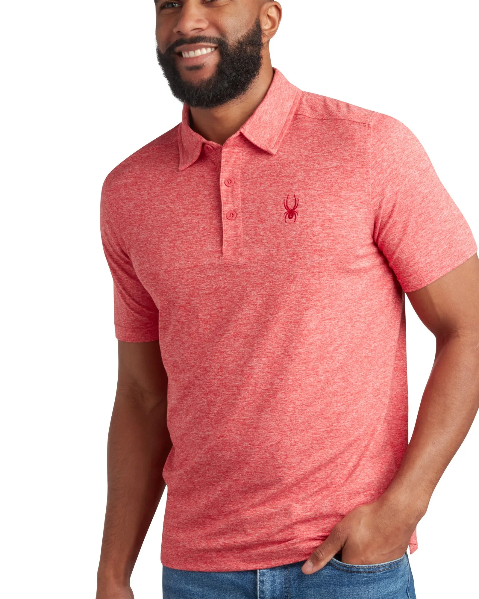 Men's Short Sleeve Jersey - Spyder Red sold by Zulily product image thumbnail 4