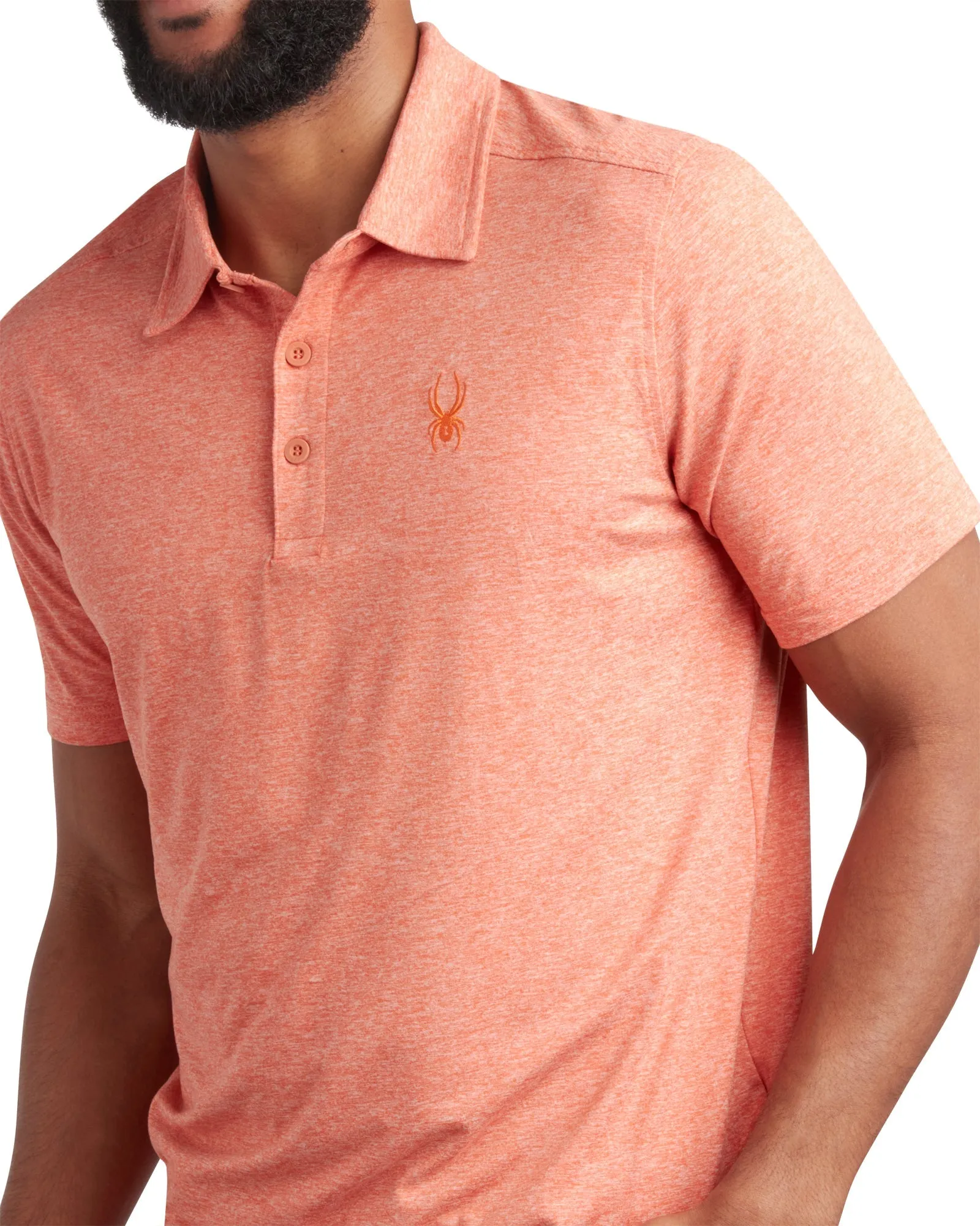 Men's Short Sleeve Jersey Polo - Burnt Orange sold by Zulily product image thumbnail 4