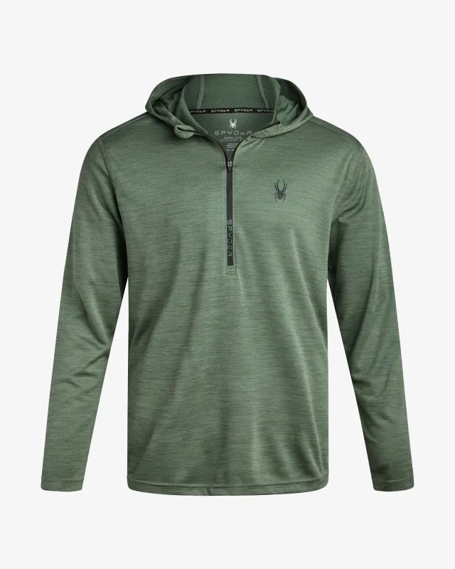 Men's Knit Half Zip - Spruce Green made by Spyder