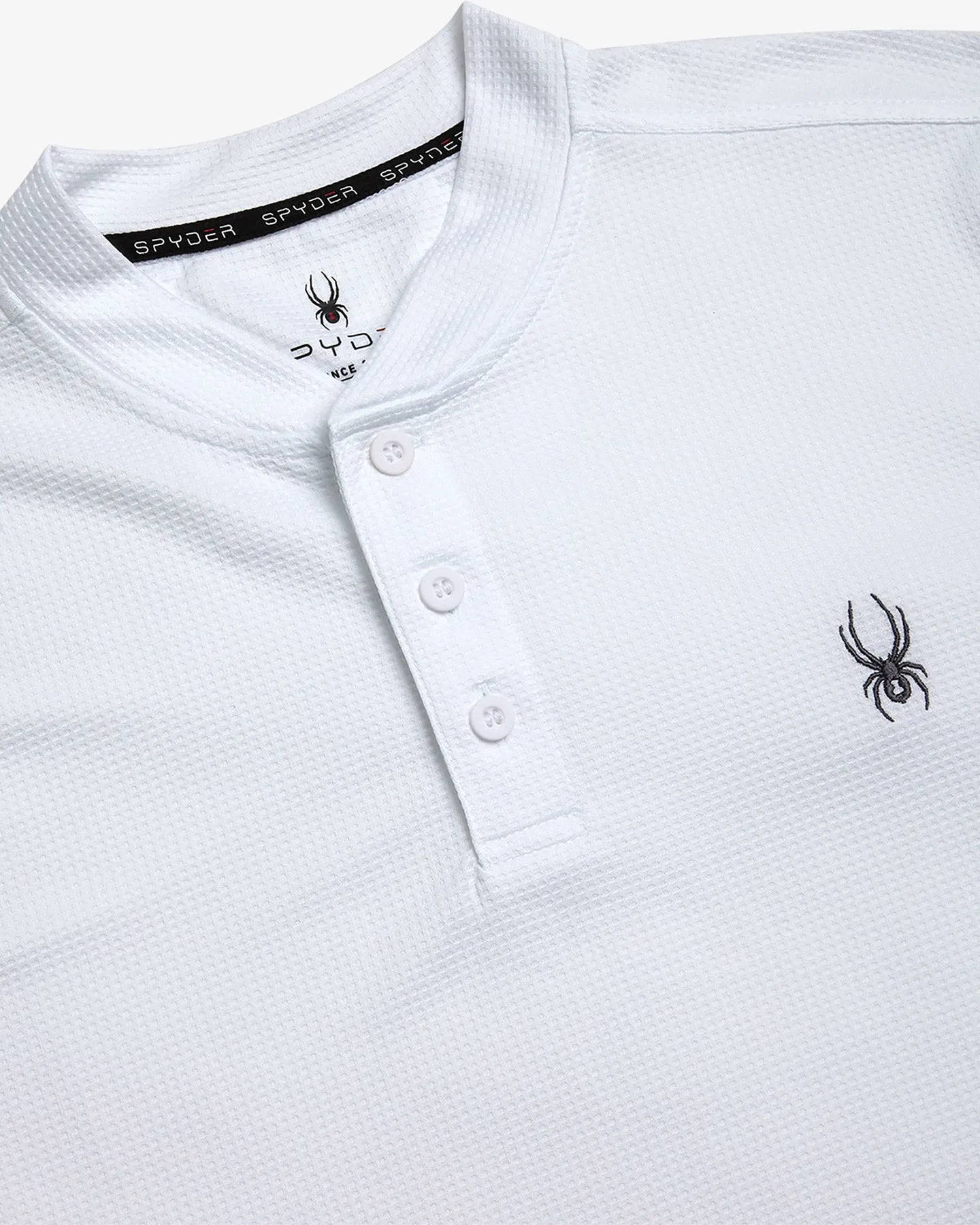 Men's Long Sleeve Thermal Henley - White sold by Zulily product image thumbnail 3
