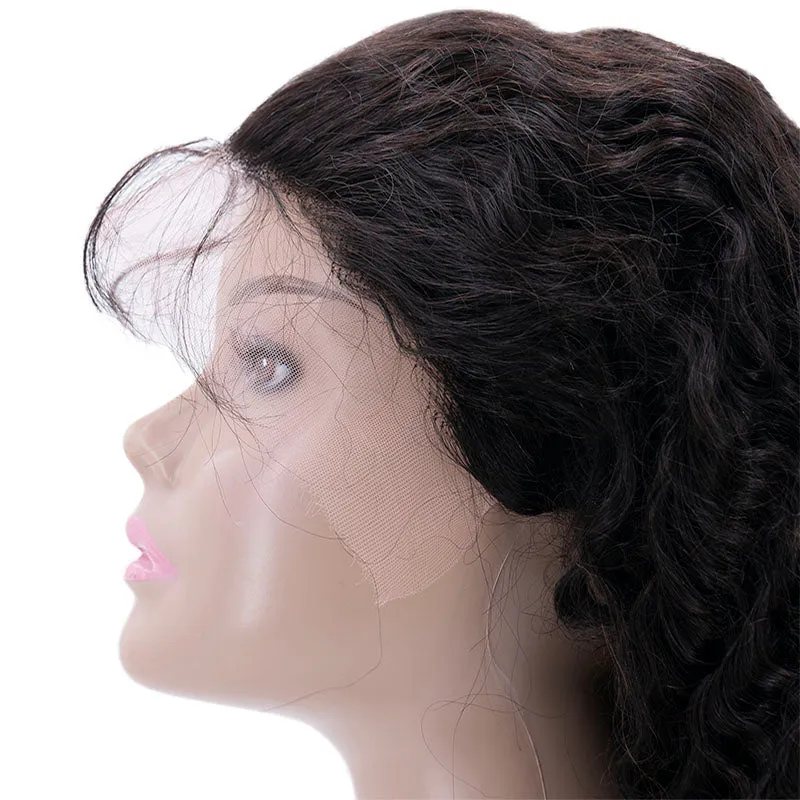 Deep Wave 13x4 HD Lace Front Human Hair Wig sold by Zulily product image thumbnail 3