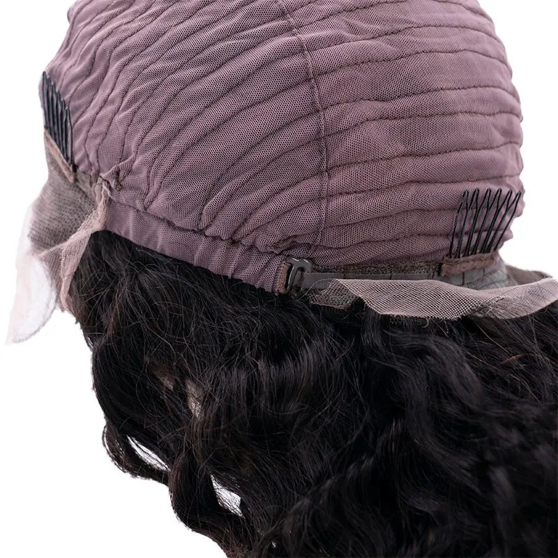 Deep Wave 13x4 HD Lace Front Human Hair Wig sold by Zulily product image thumbnail 4