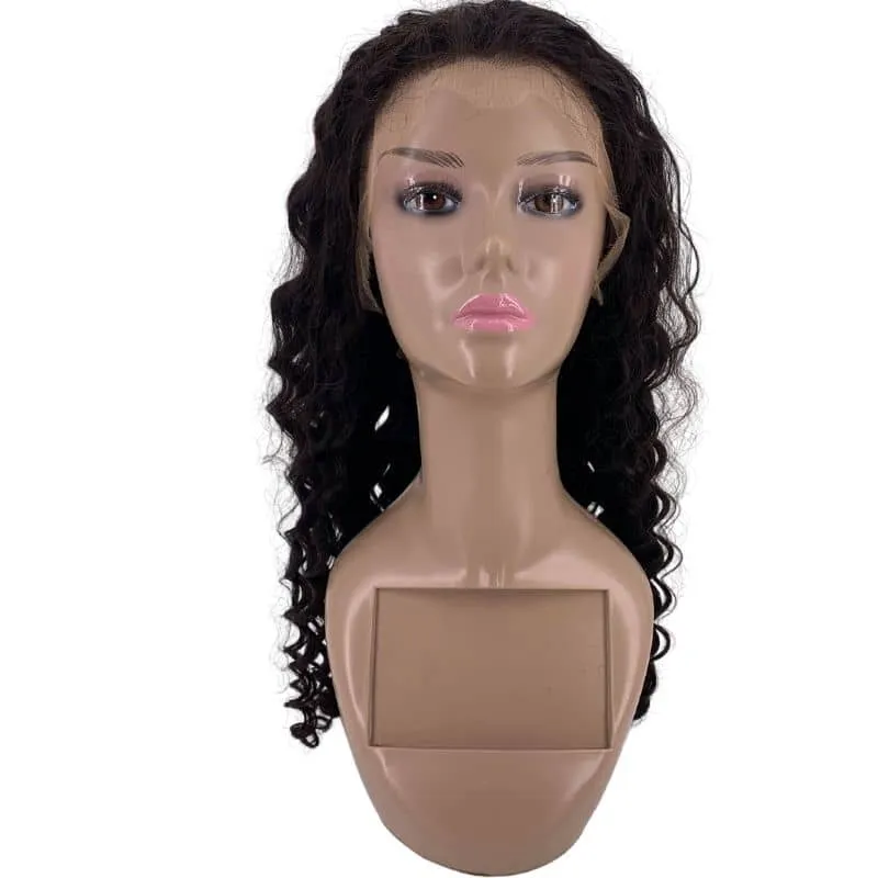 Deep Wave 13x4 HD Lace Front Human Hair Wig sold by Zulily product image thumbnail 2