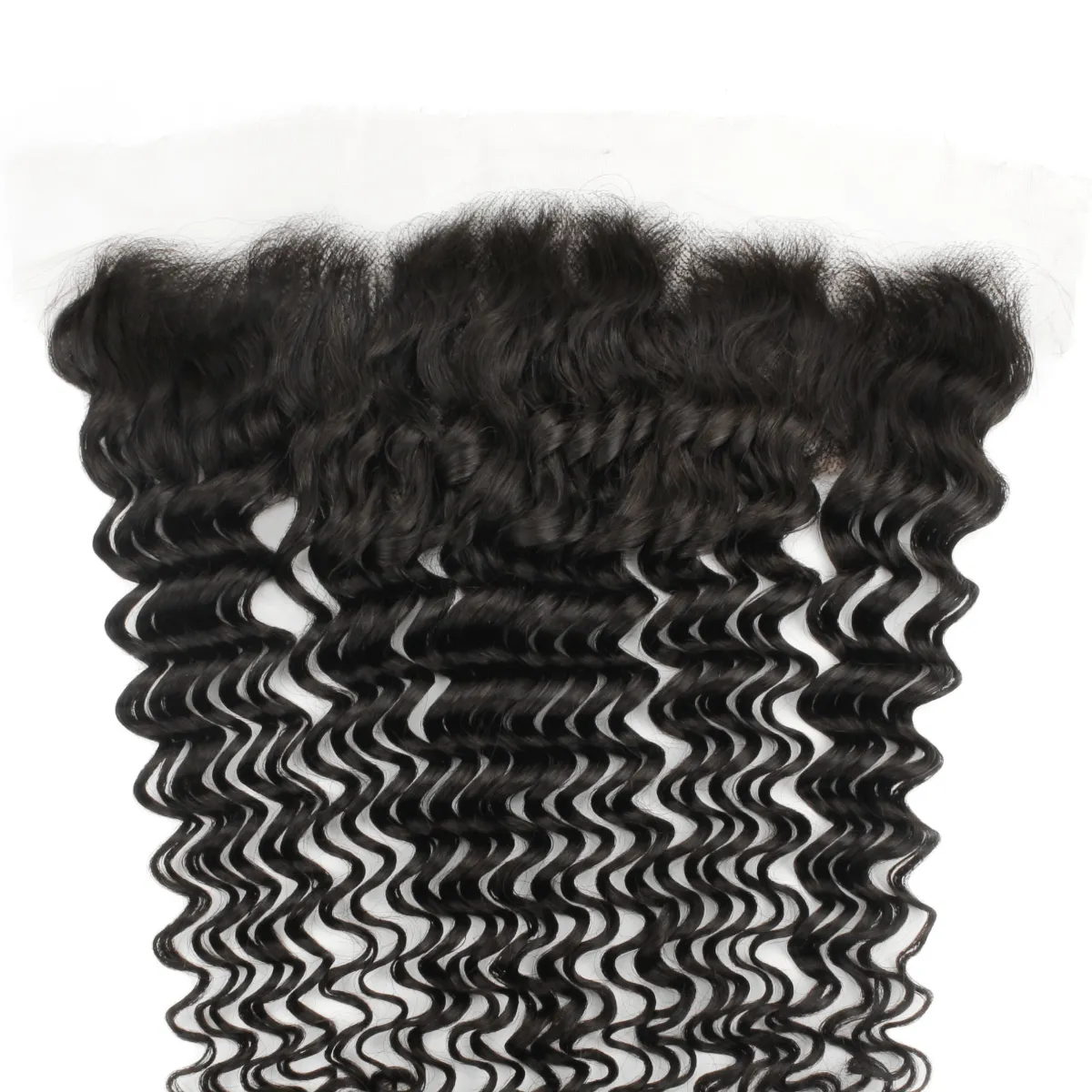 Deep Wave 13x4 HD Lace Human Hair Frontal sold by Zulily product image thumbnail 4