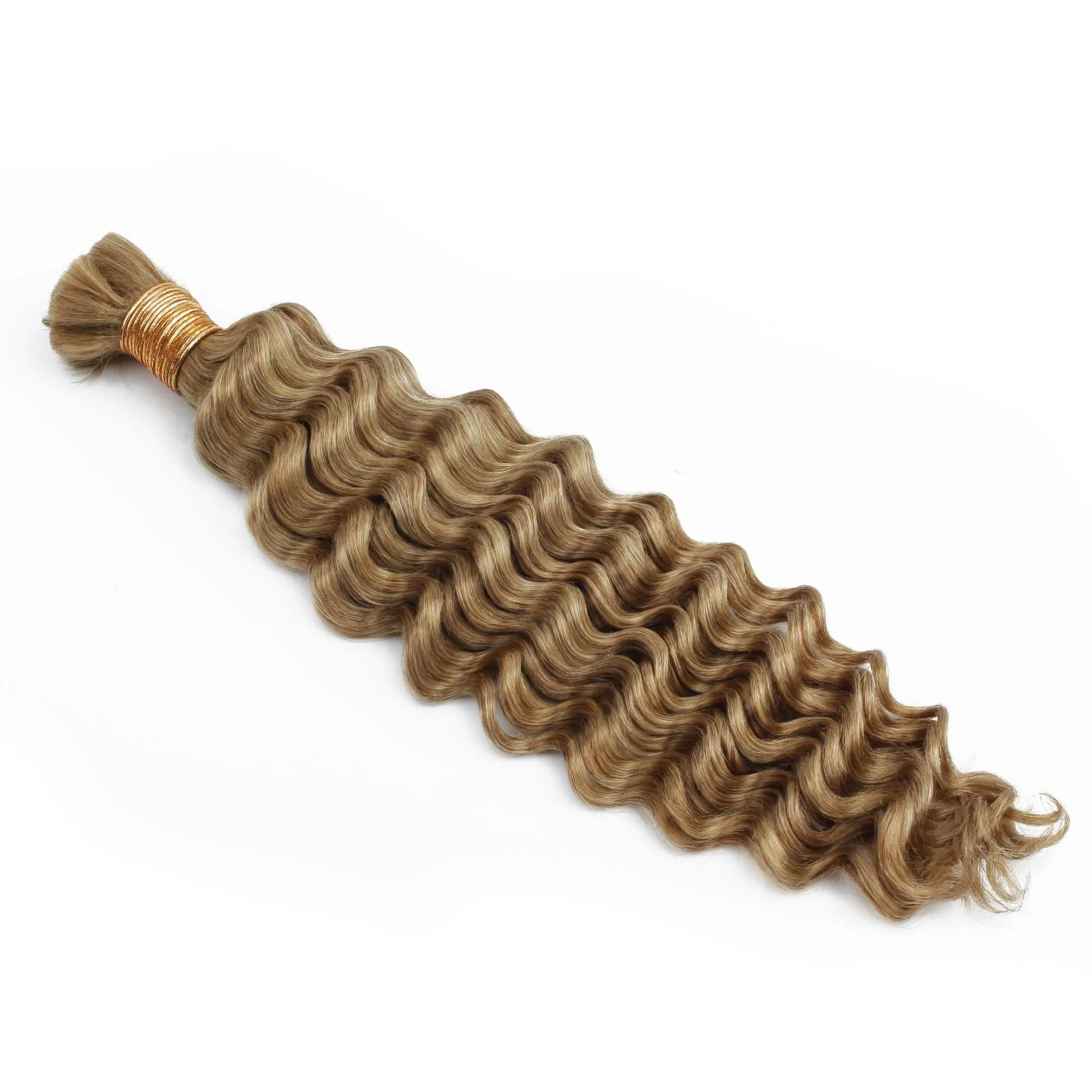 Honey Blonde Deep Wave 27 Bulk 100% Human Braiding Hair sold by Zulily product image thumbnail 5