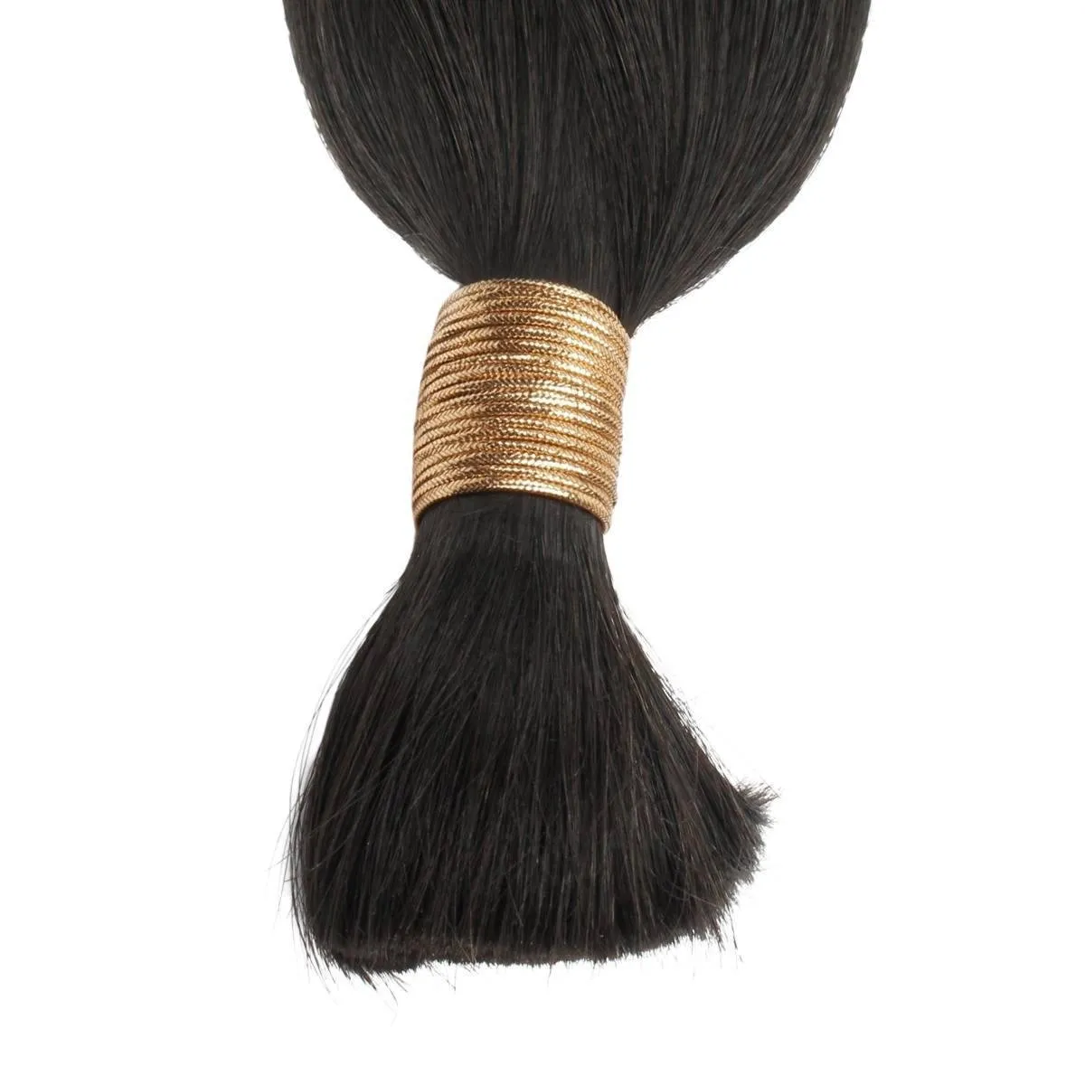 Straight Bulk 100% Human Braiding Hair sold by Zulily product image thumbnail 5