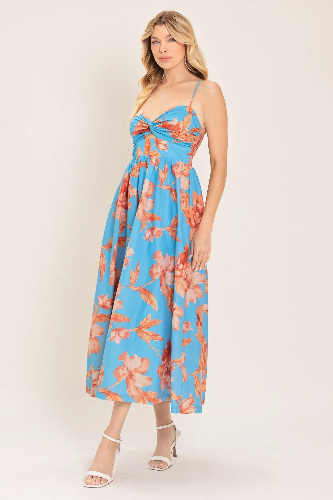 Lagoon Romance Woven Midi Dress sold by Zulily product image thumbnail 3