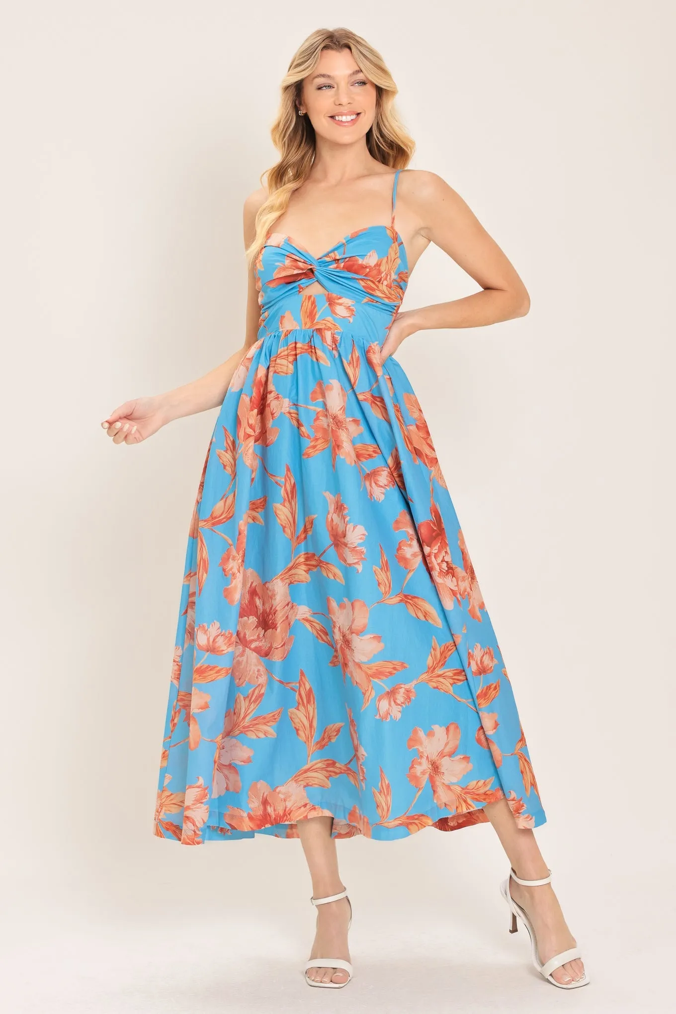 Lagoon Romance Woven Midi Dress sold by Zulily