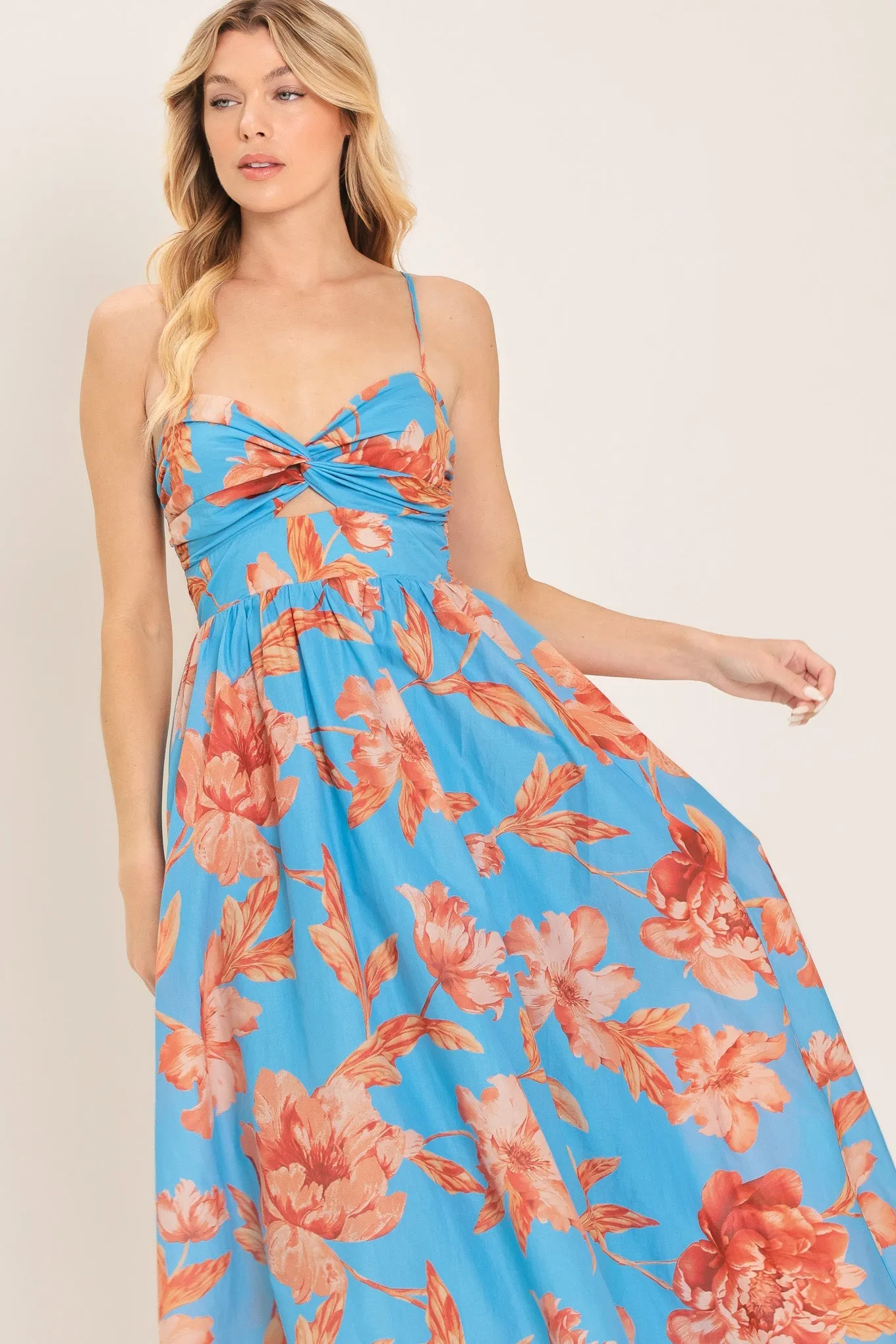 Lagoon Romance Woven Midi Dress sold by Zulily product image thumbnail 2