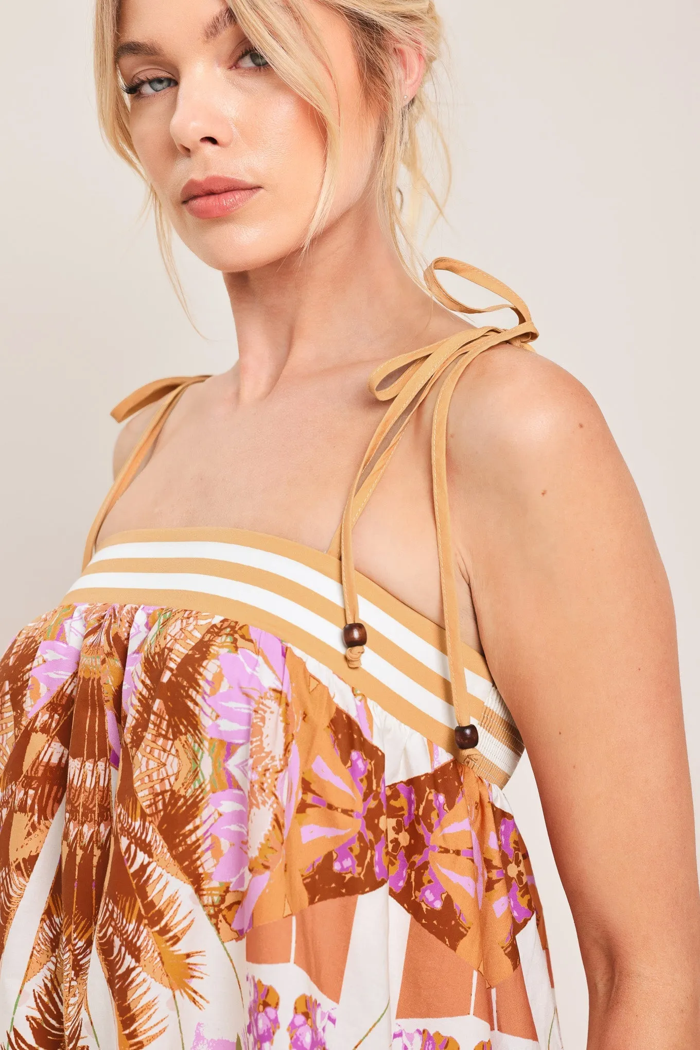 Palm Oasis Woven Maxi Dress sold by Zulily product image thumbnail 3