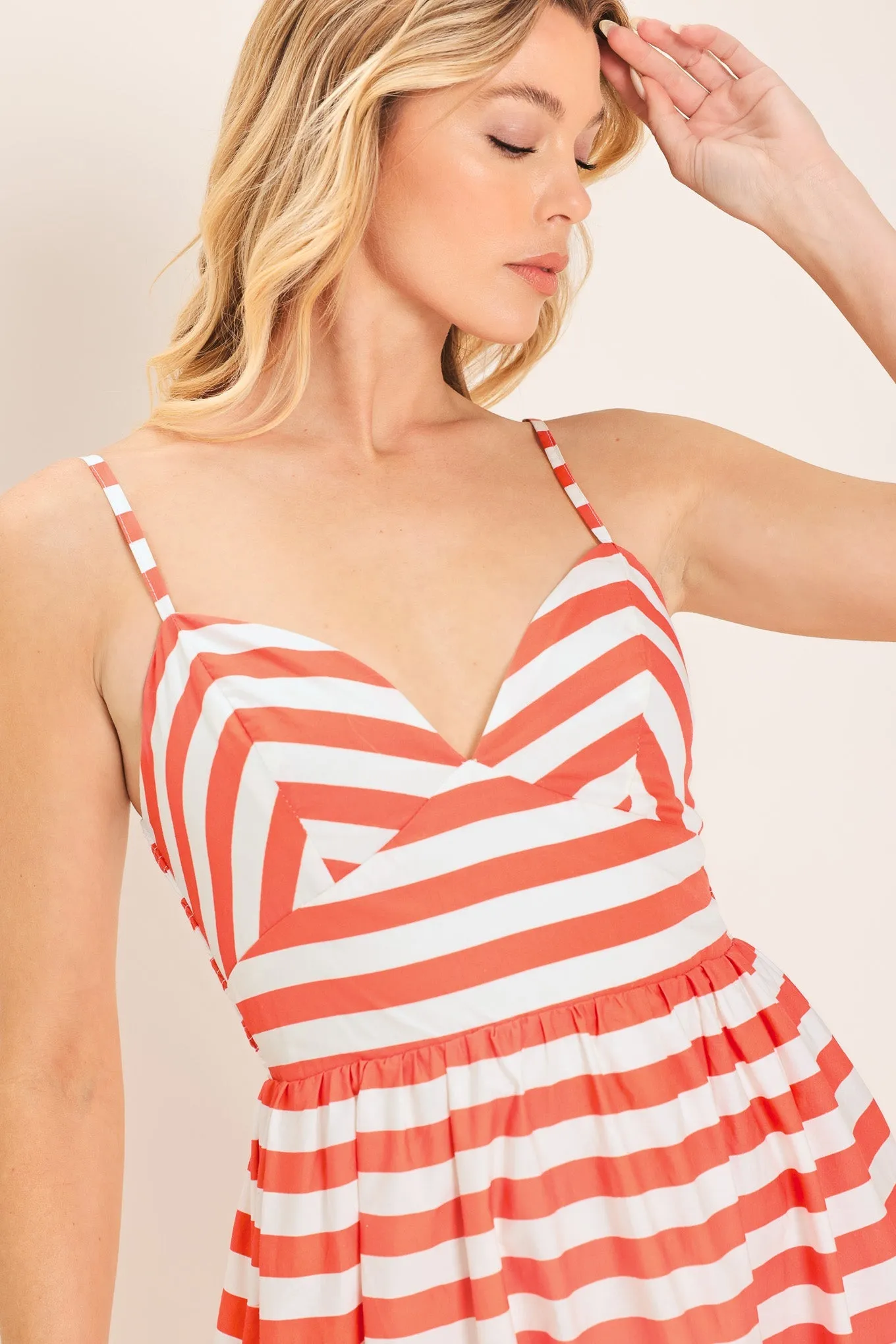 Boardwalk Stripe Woven Midi Dress sold by Zulily product image thumbnail 2