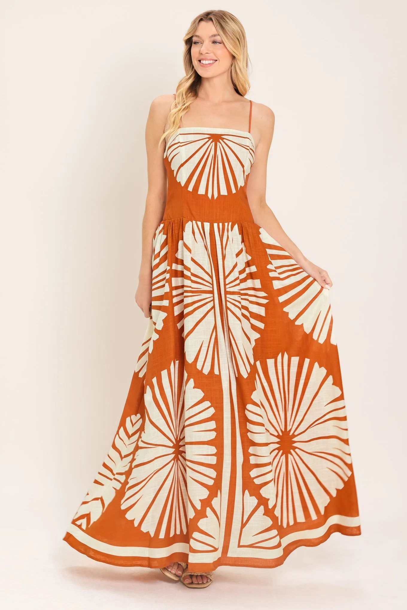 Saffron Shores Woven Maxi Dress sold by Zulily product image thumbnail 4