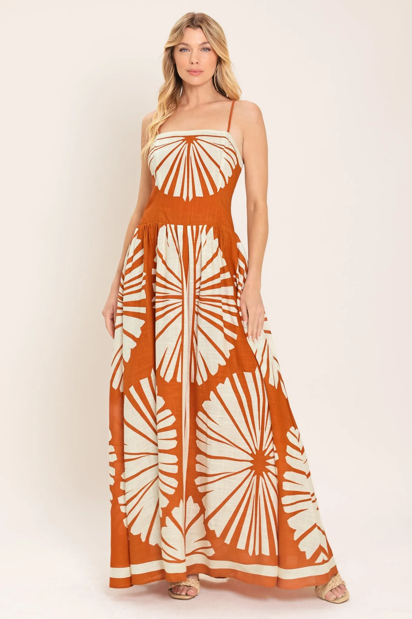 Saffron Shores Woven Maxi Dress sold by Zulily product image thumbnail 2