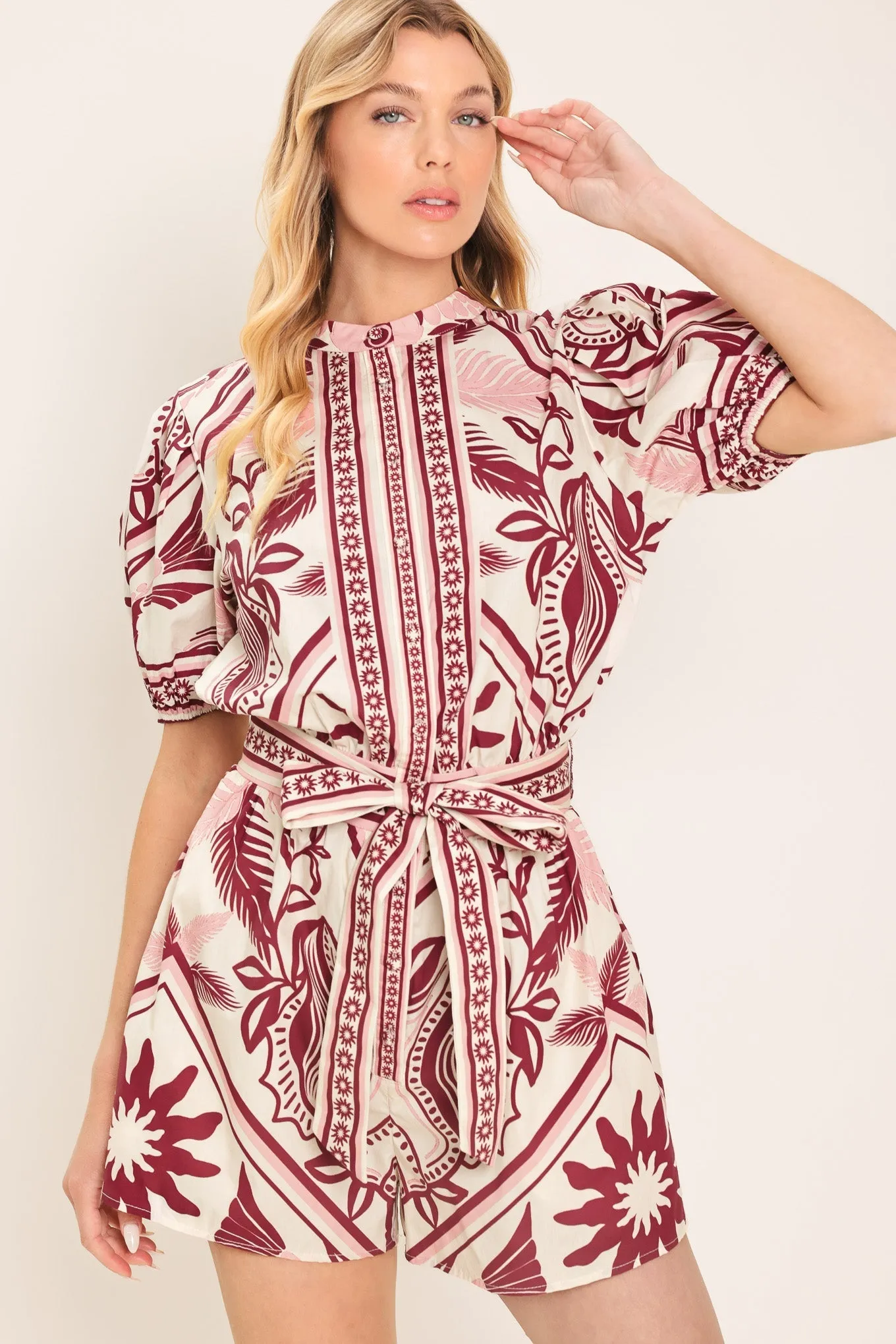 Provence Weeken Woven Romper sold by Zulily product image thumbnail 2
