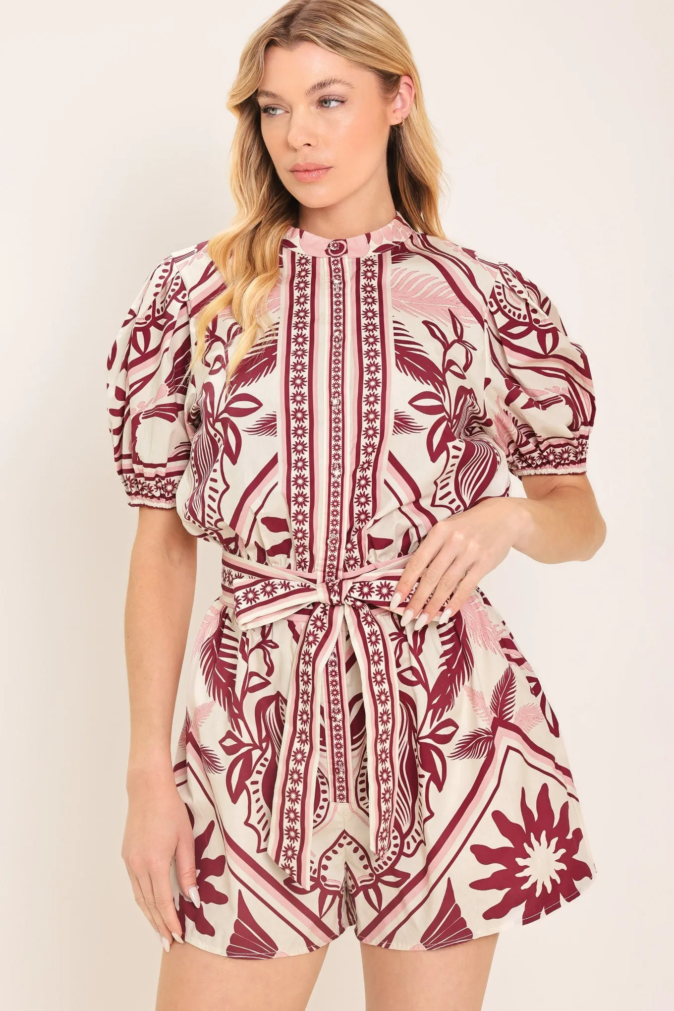 Provence Weeken Woven Romper sold by Zulily product image thumbnail 3