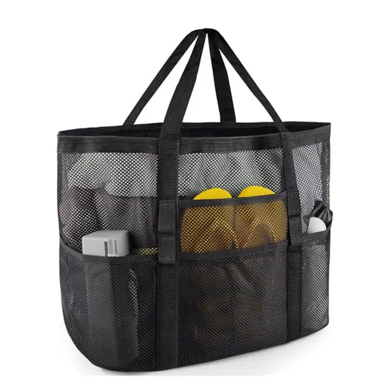 Oversized Mesh Beach Tote Bag made by Leo Rosi