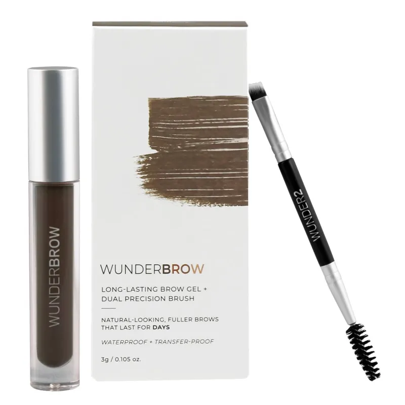 Wunderbrow Eyebrow Gel Black Brown made by Wunderbrow