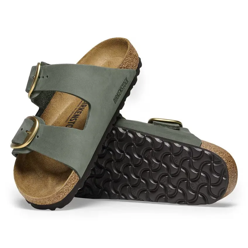 Birkenstock Arizona Big Buckle Nubuck Leather Thyme sold by Zulily product image thumbnail 2