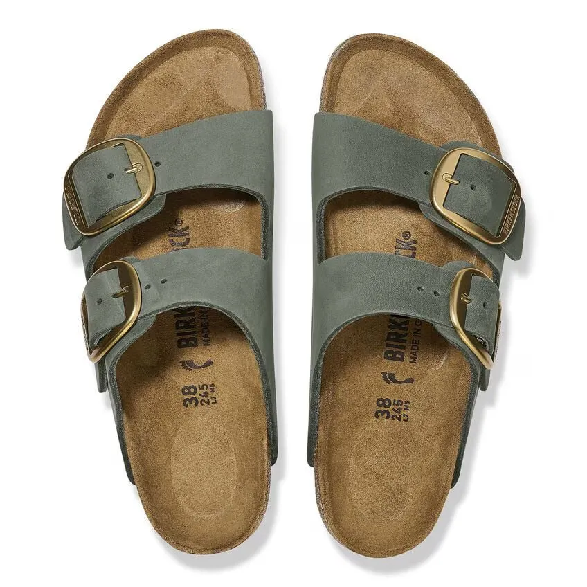 Birkenstock Arizona Big Buckle Nubuck Leather Thyme sold by Zulily product image thumbnail 3