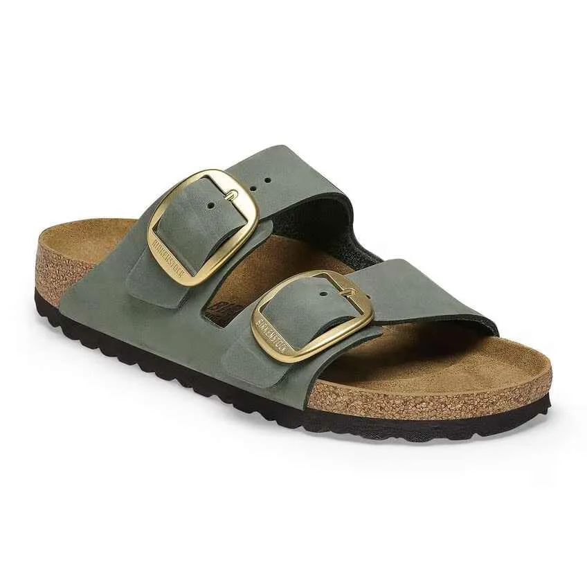 Birkenstock Arizona Big Buckle Nubuck Leather Thyme sold by Zulily product image thumbnail 4
