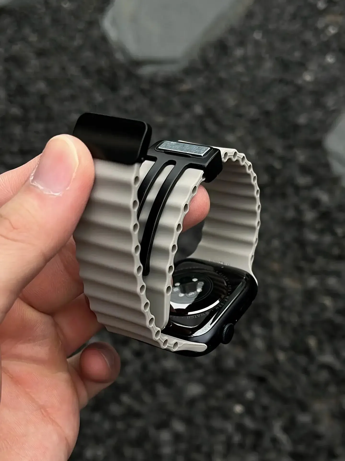 Apple Watch Silicone Strap - Soft Flexible Magnetic Design sold by Zulily product image thumbnail 2