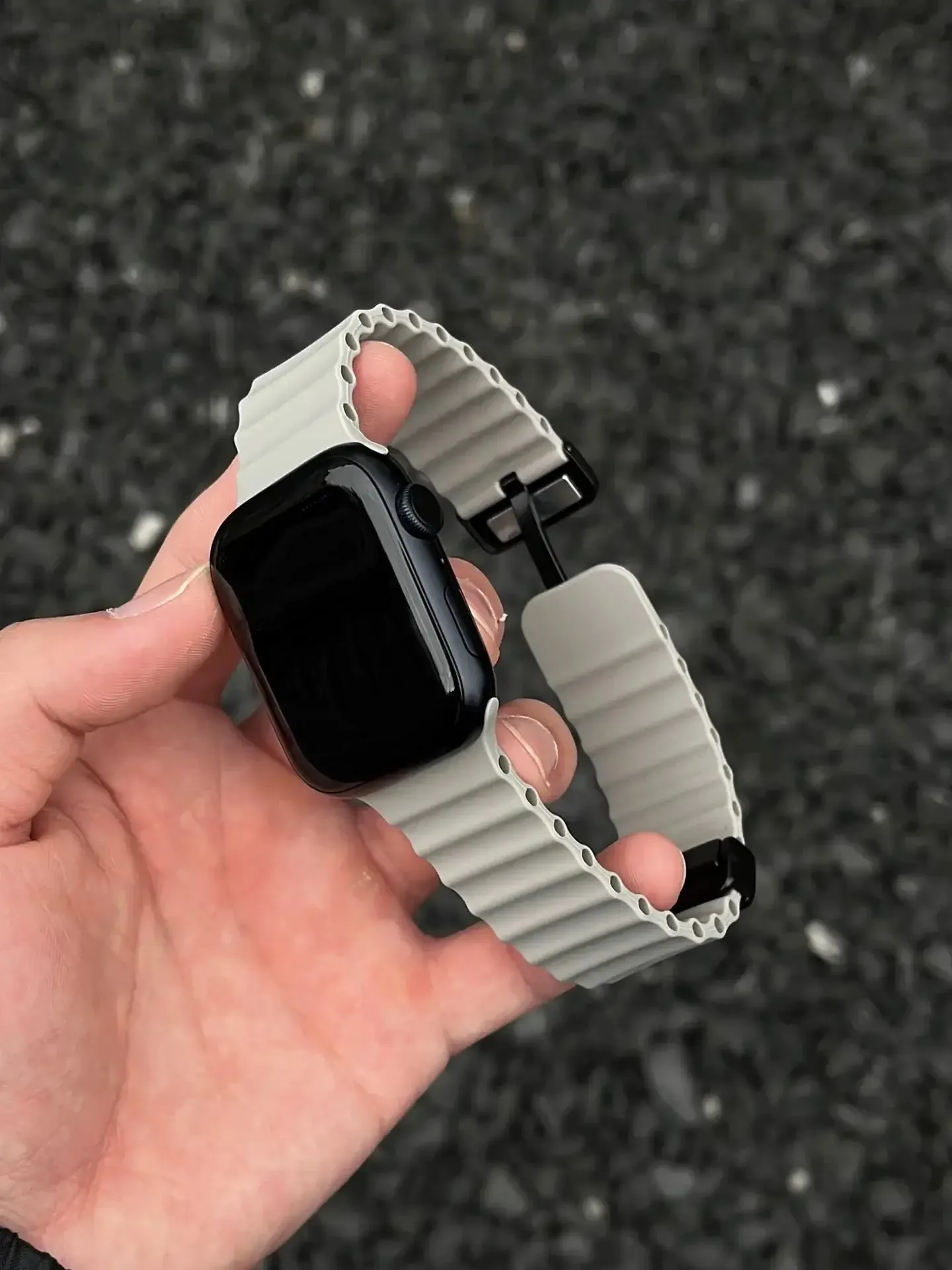 Apple Watch Silicone Strap - Soft Flexible Magnetic Design sold by Zulily product image thumbnail 3