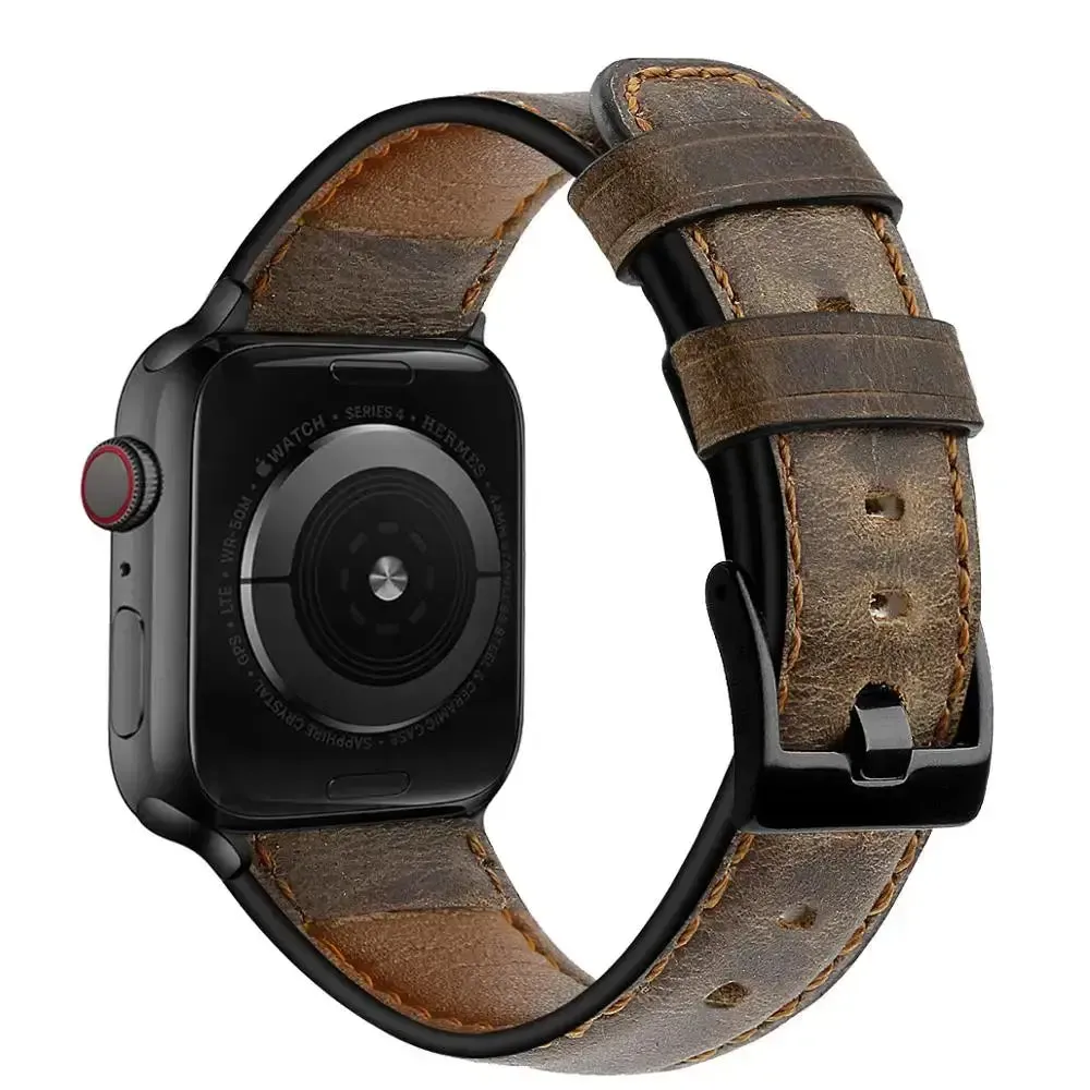 Apple Watch Leather Strap - Premium Durable Fashion Band sold by Zulily product image thumbnail 3