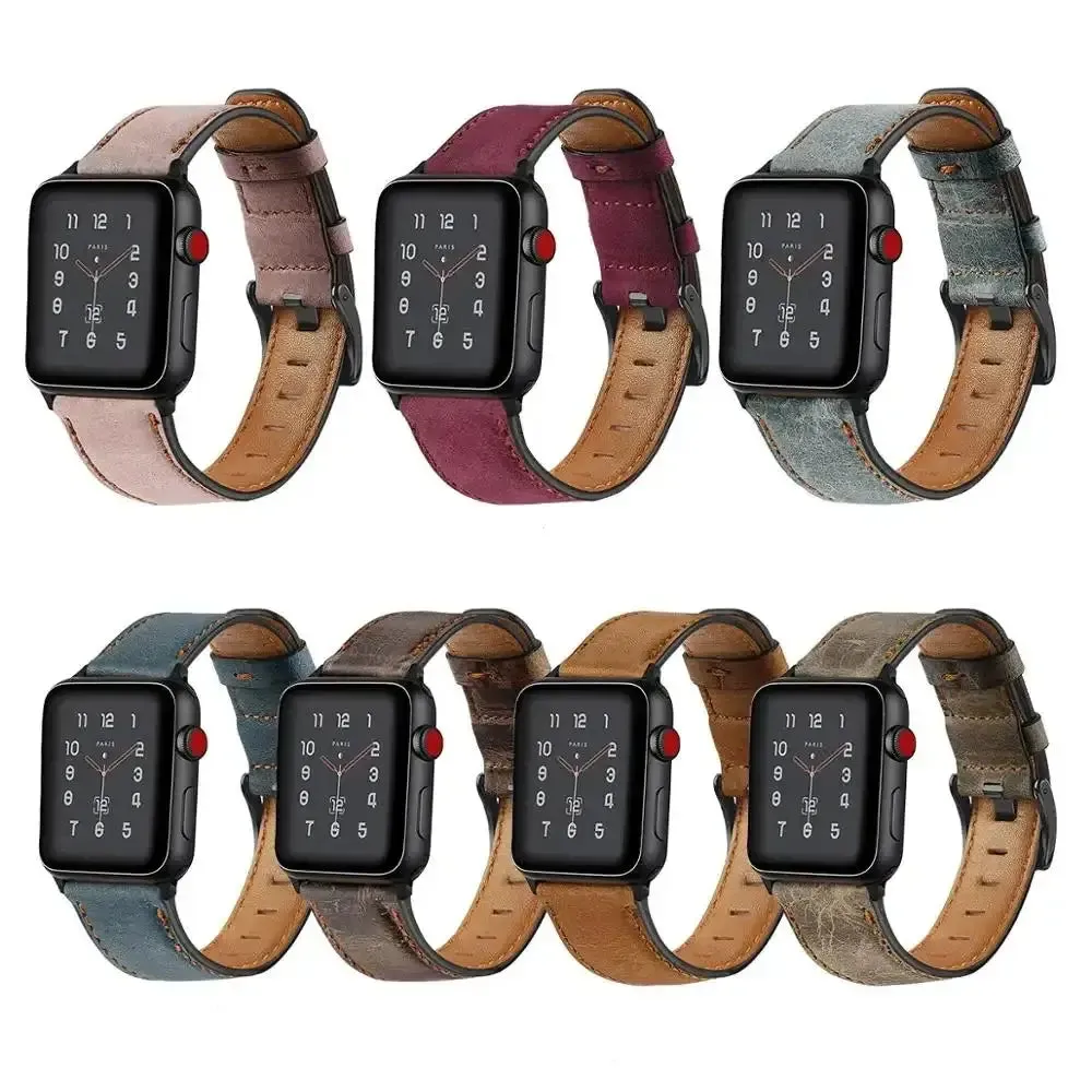 Apple Watch Leather Strap - Premium Durable Fashion Band sold by Zulily