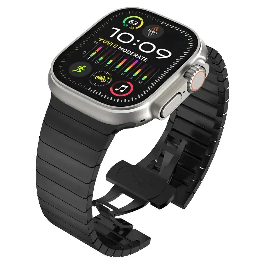 Stainless Steel Apple Watch Band - Stylish Durable Design sold by Zulily product image thumbnail 4