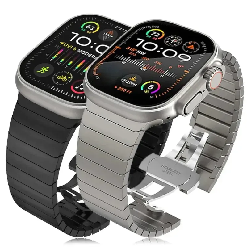 Stainless Steel Apple Watch Band - Stylish Durable Design made by Zulily