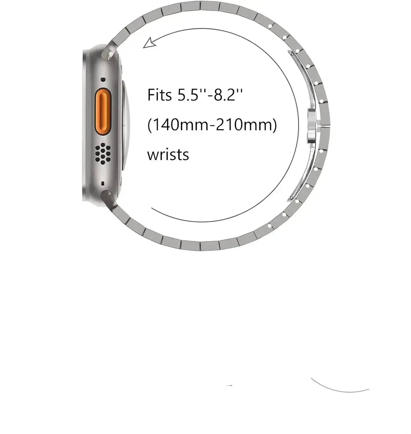 Stainless Steel Apple Watch Band - Stylish Durable Design sold by Zulily product image thumbnail 3