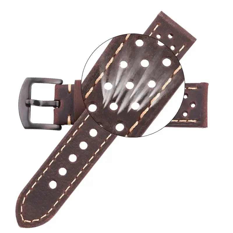 Samsung Galaxy Watch Leather Band - Breathable Classic Style sold by Zulily product image thumbnail 3