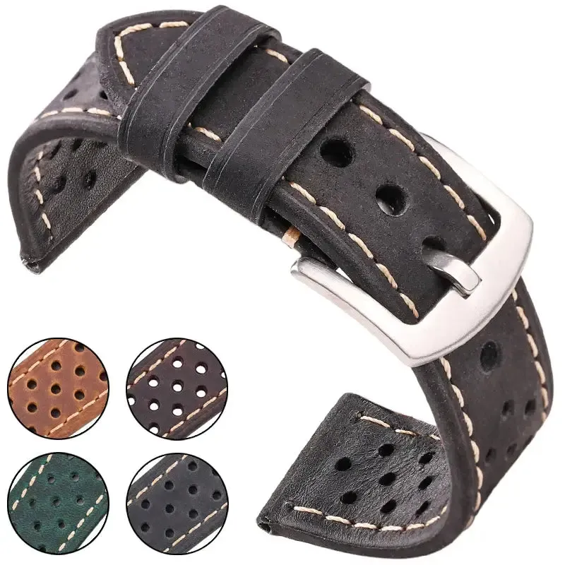 Samsung Galaxy Watch Leather Band - Breathable Classic Style made by Zulily