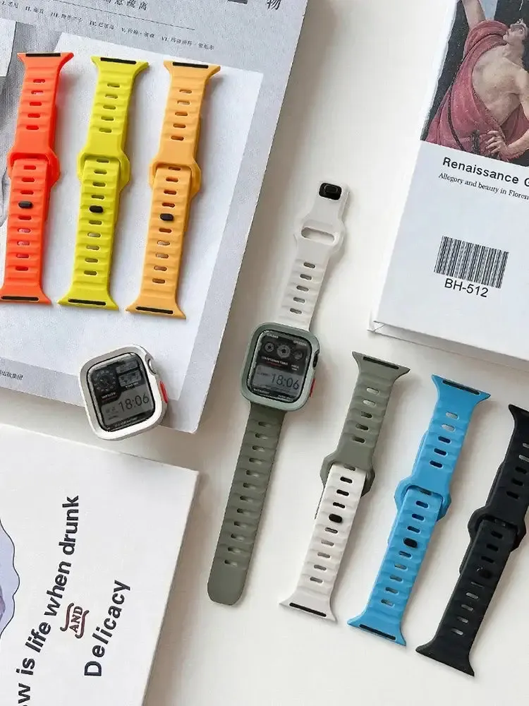 Apple Watch Silicone Strap - Durable Comfortable Band sold by Zulily product image thumbnail 2