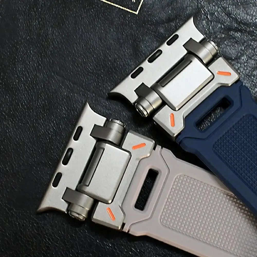 Apple Watch Silicone Metal Band - Premium Durable Strap sold by Zulily product image thumbnail 3